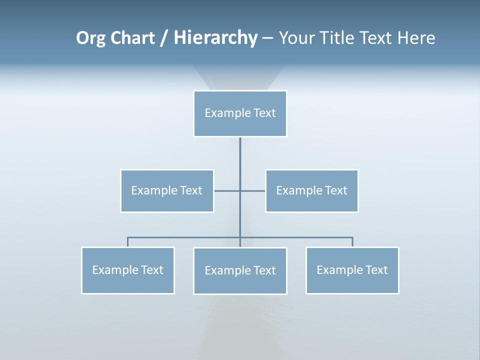 Bridge Over River In Fog PowerPoint Template