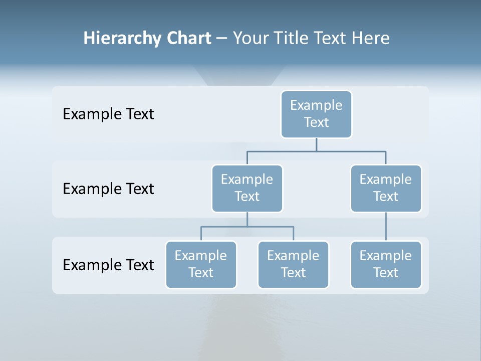 Bridge Over River In Fog PowerPoint Template