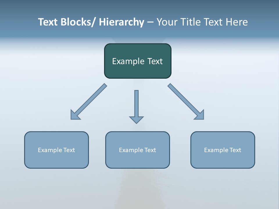 Bridge Over River In Fog PowerPoint Template