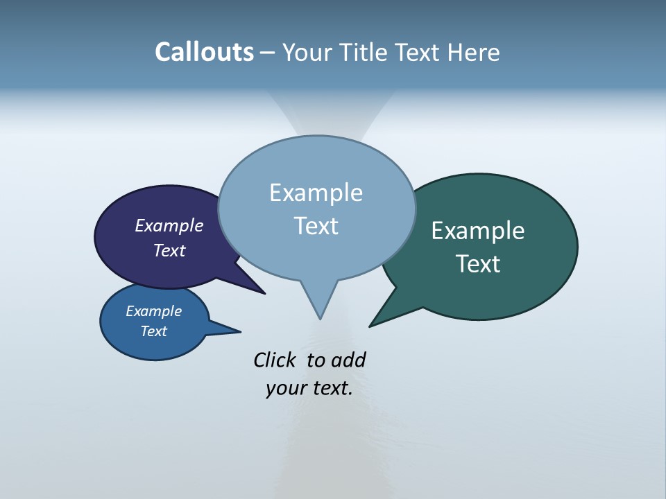 Bridge Over River In Fog PowerPoint Template