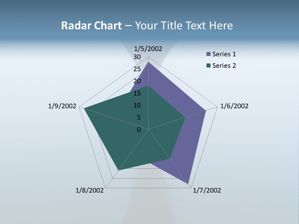 Bridge Over River In Fog PowerPoint Template