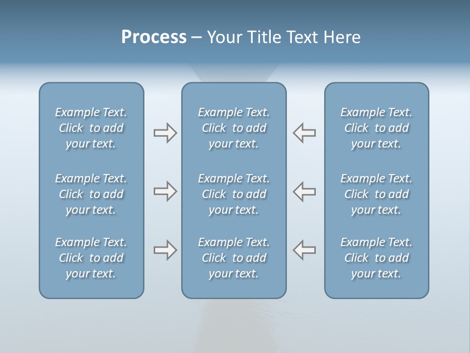Bridge Over River In Fog PowerPoint Template
