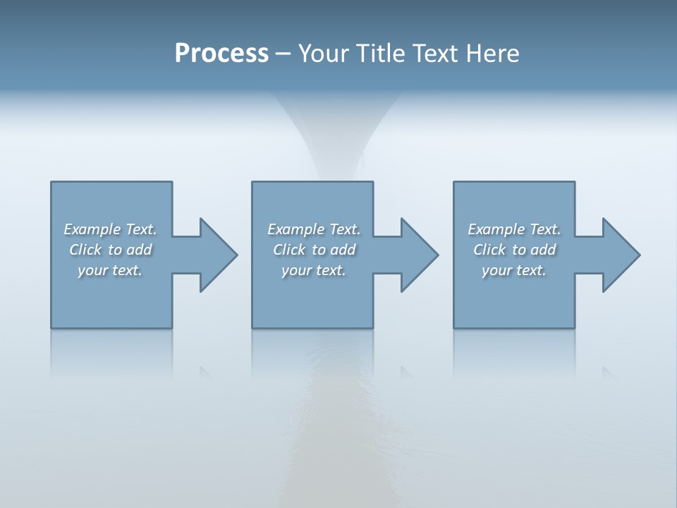Bridge Over River In Fog PowerPoint Template