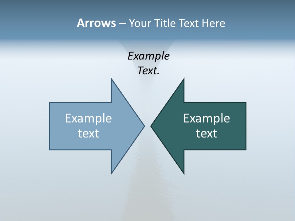 Bridge Over River In Fog PowerPoint Template