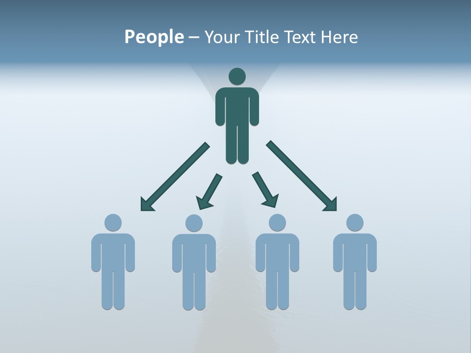 Bridge Over River In Fog PowerPoint Template