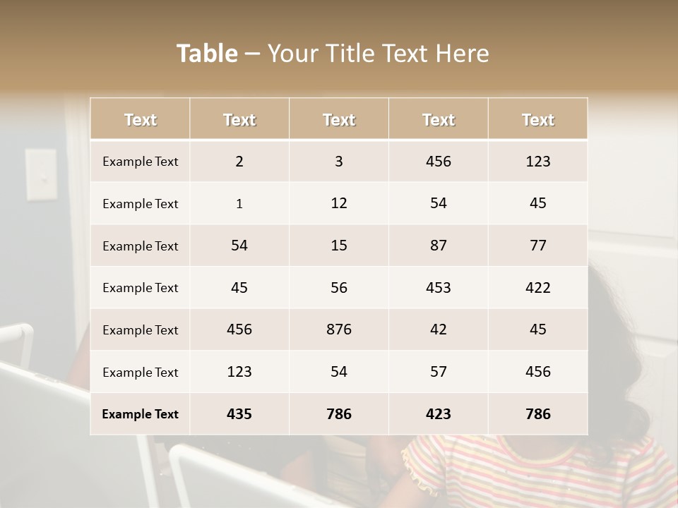 Children On Computers At School PowerPoint Template