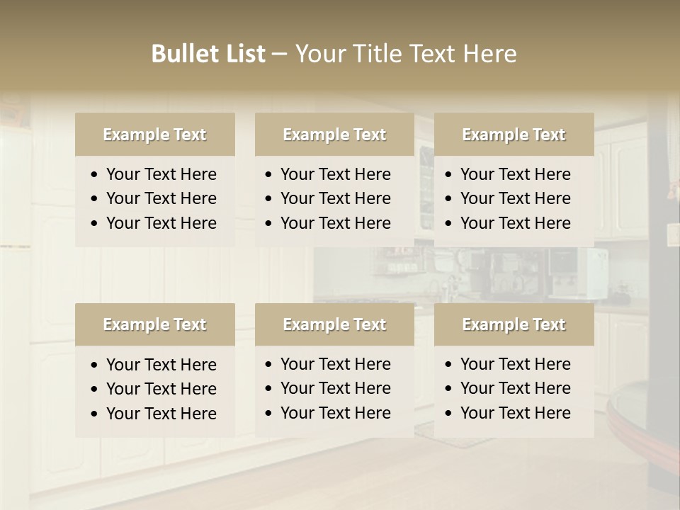 Interior View PowerPoint Template