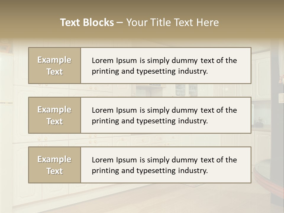 Interior View PowerPoint Template