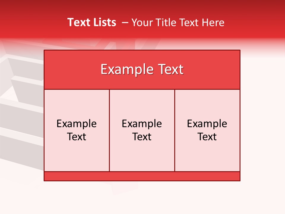 Red Arrow Leaving Gray Maze Against White Background PowerPoint Template