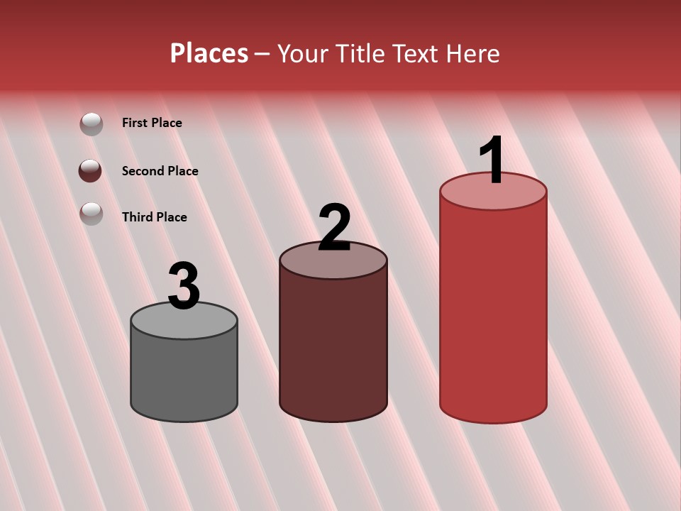 A Close Up Of A Red Piece Of Luggage PowerPoint Template