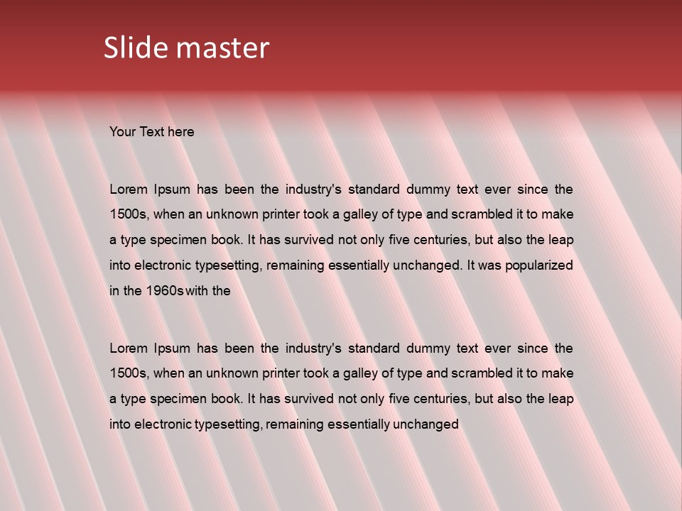 A Close Up Of A Red Piece Of Luggage PowerPoint Template