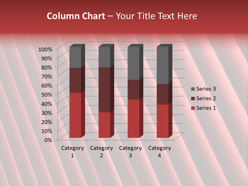A Close Up Of A Red Piece Of Luggage PowerPoint Template