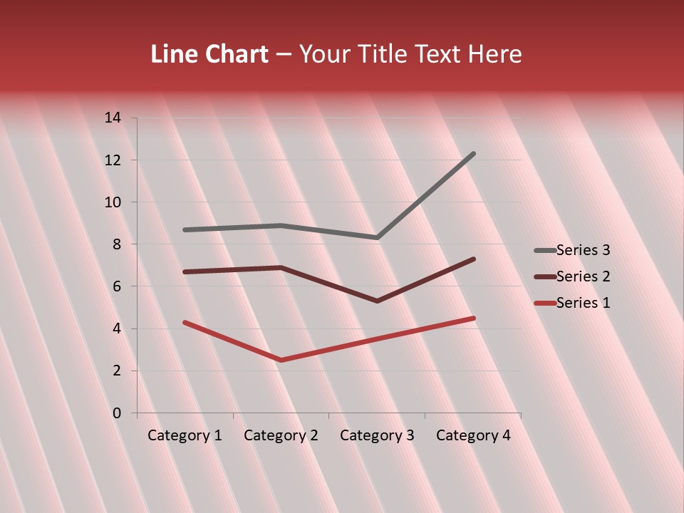 A Close Up Of A Red Piece Of Luggage PowerPoint Template