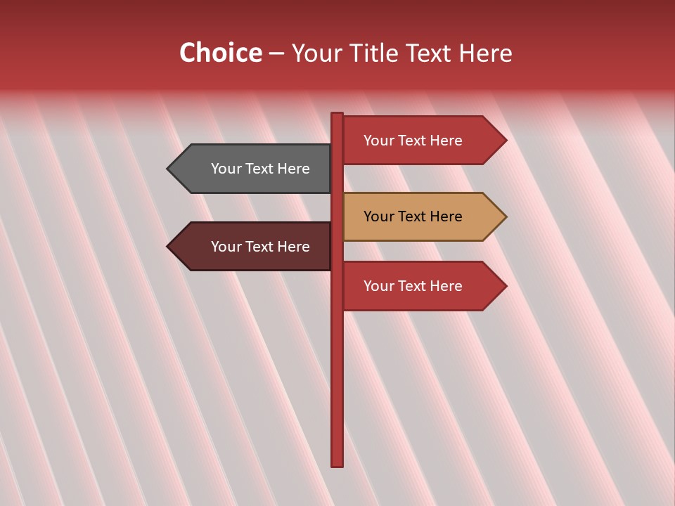 A Close Up Of A Red Piece Of Luggage PowerPoint Template