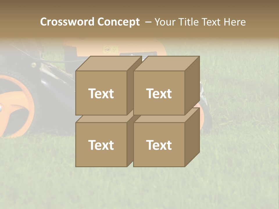 Lawnmower PowerPoint Template
