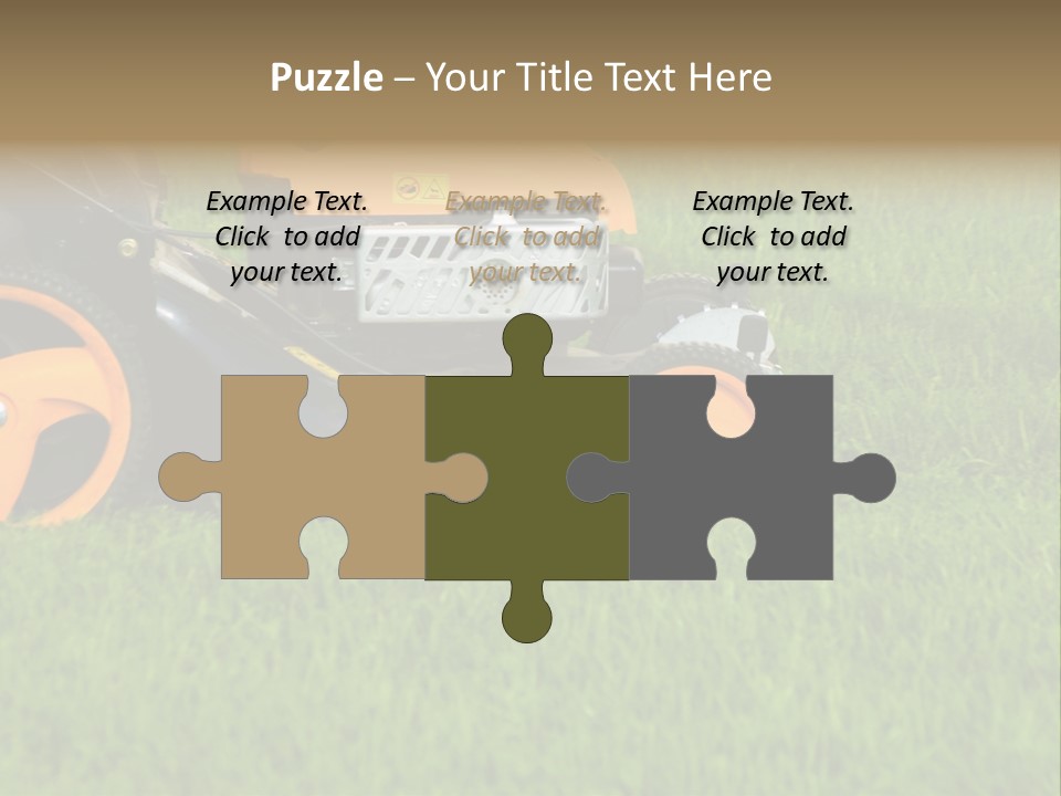 Lawnmower PowerPoint Template