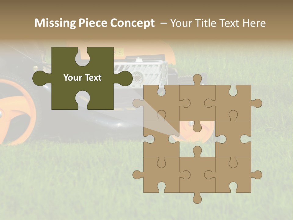 Lawnmower PowerPoint Template