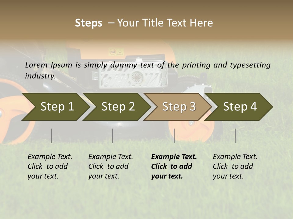 Lawnmower PowerPoint Template