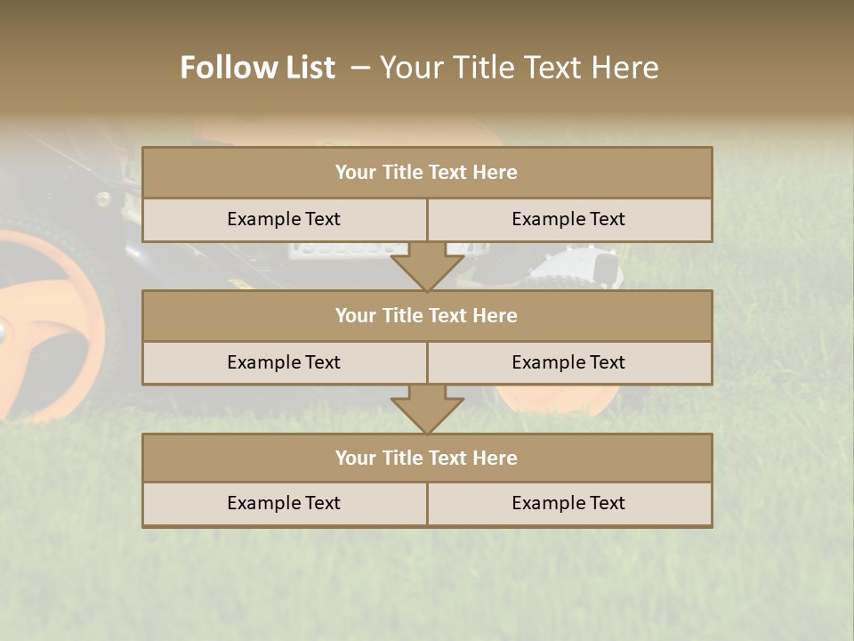 Lawnmower PowerPoint Template