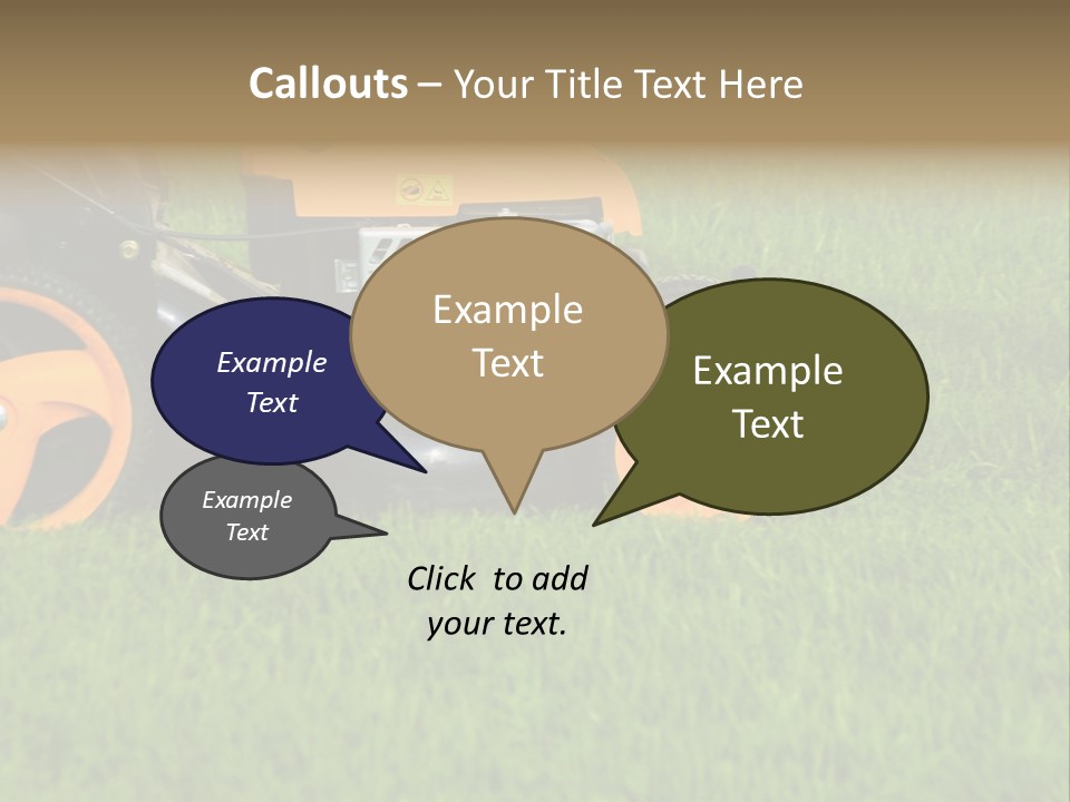 Lawnmower PowerPoint Template