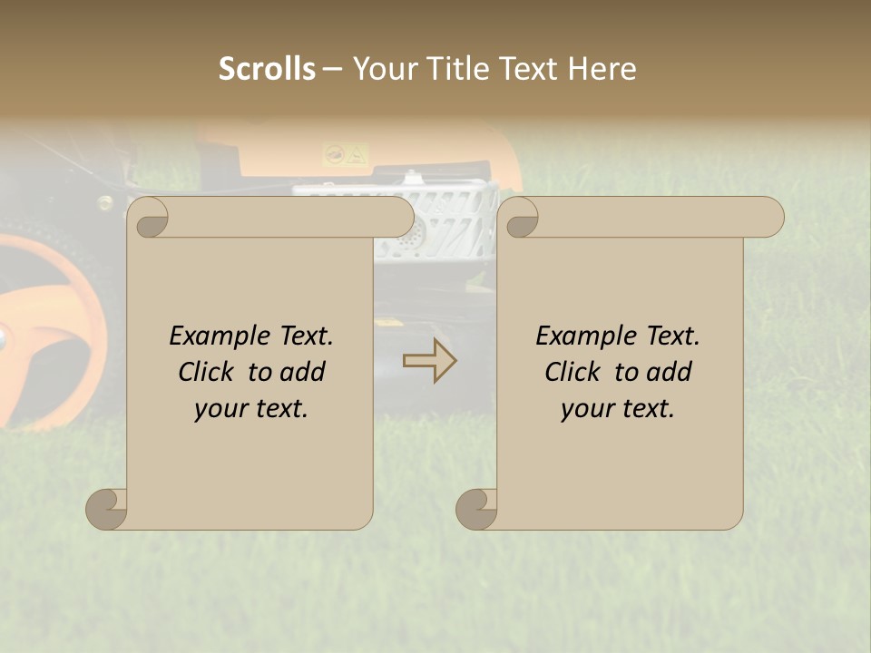 Lawnmower PowerPoint Template