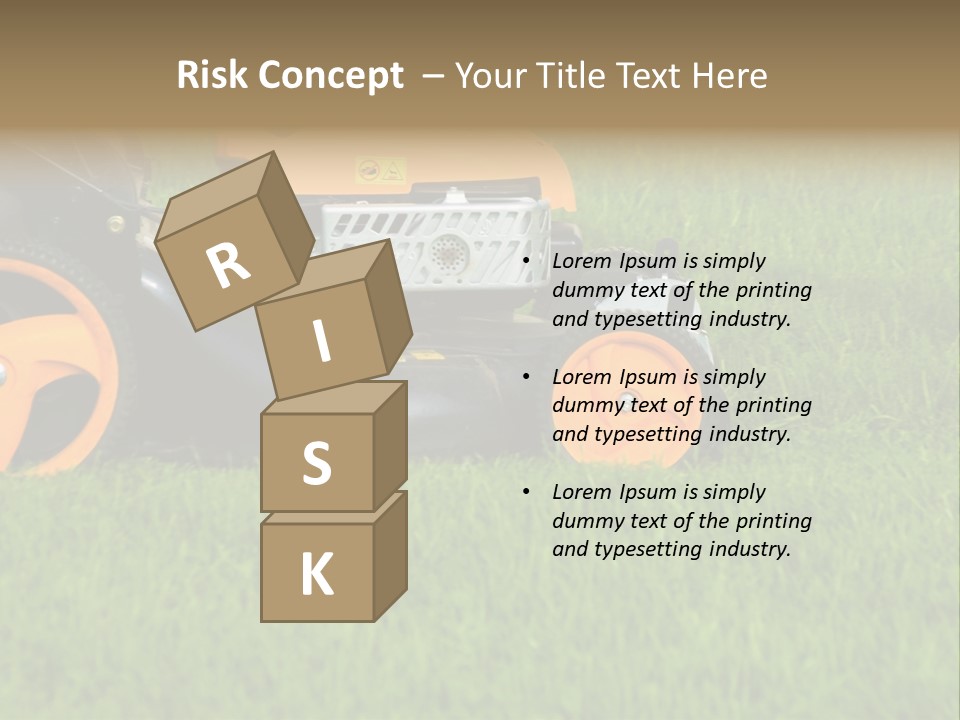 Lawnmower PowerPoint Template