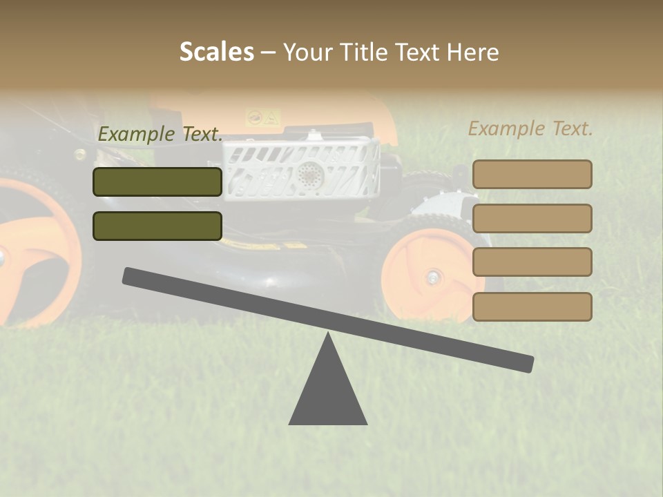 Lawnmower PowerPoint Template
