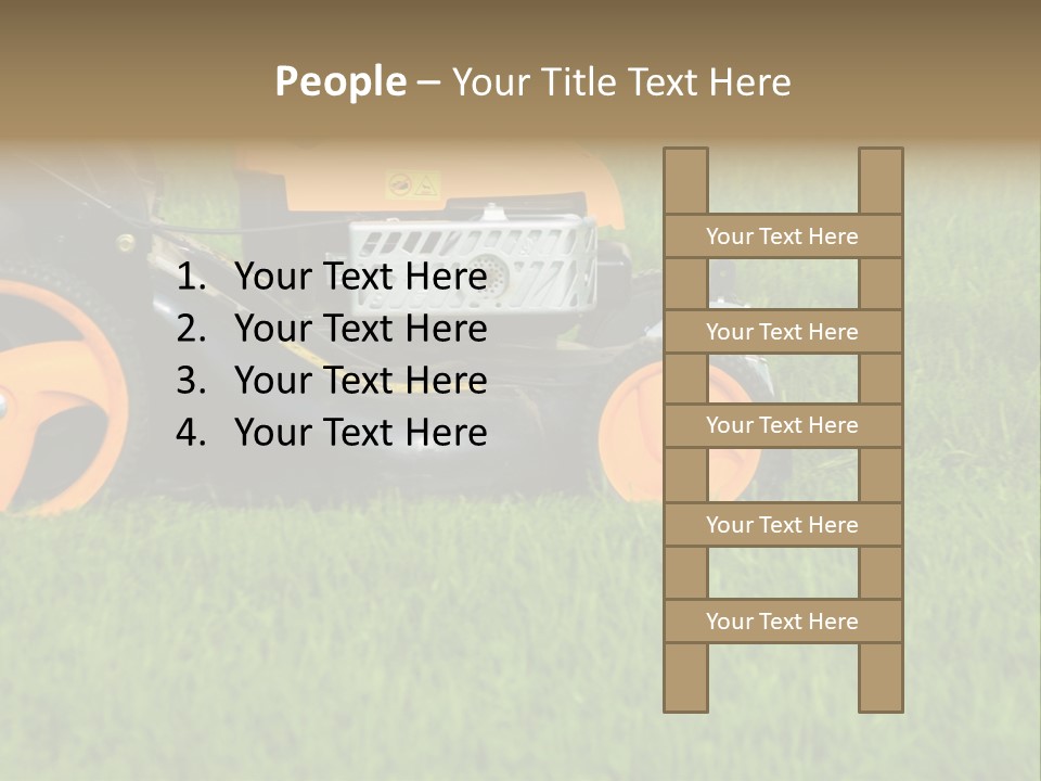 Lawnmower PowerPoint Template