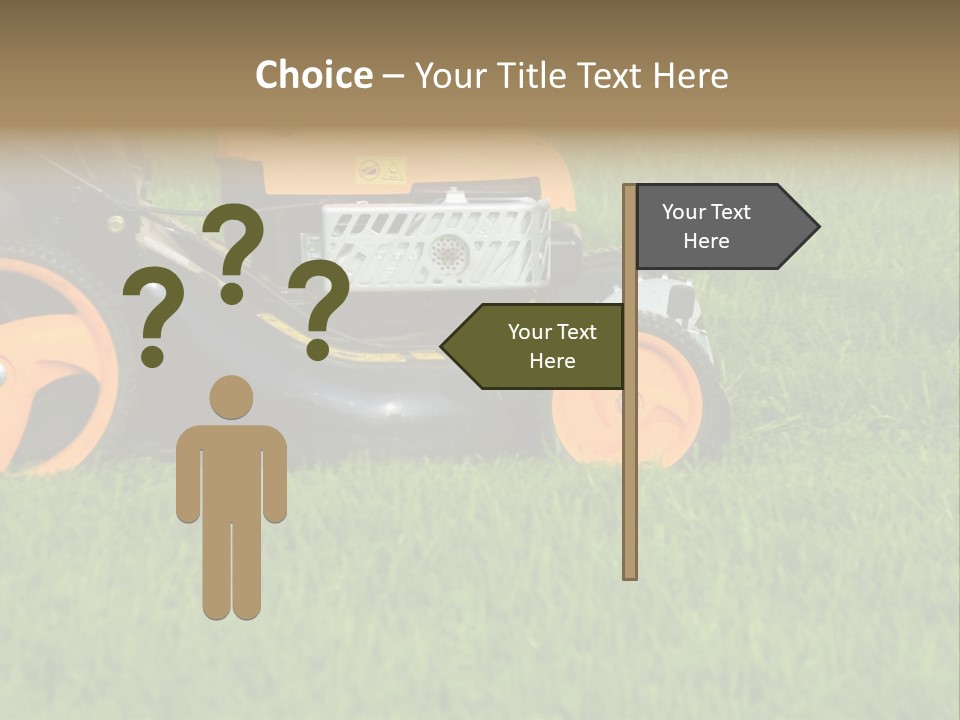 Lawnmower PowerPoint Template