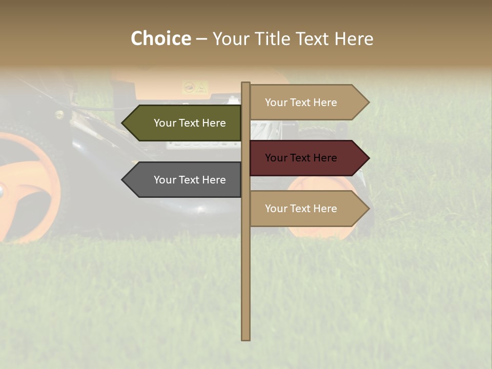 Lawnmower PowerPoint Template