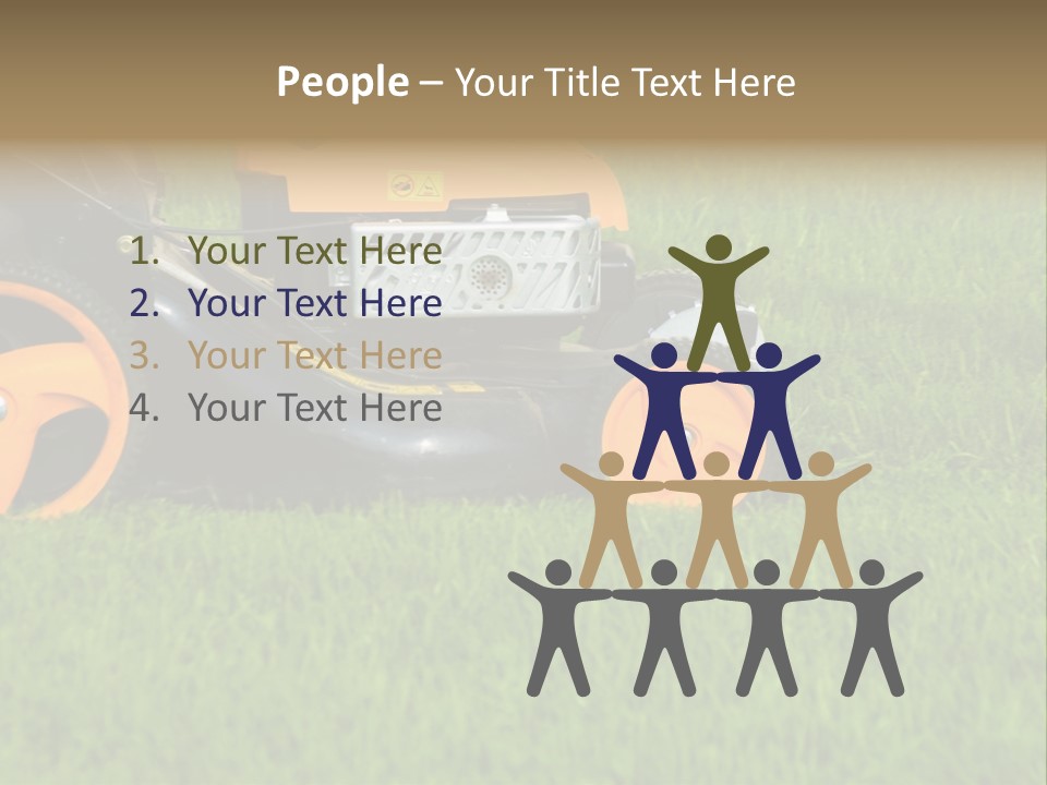 Lawnmower PowerPoint Template
