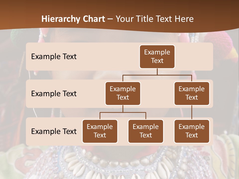 A Young Child Wearing A Headdress Is Smiling For The Camera PowerPoint Template