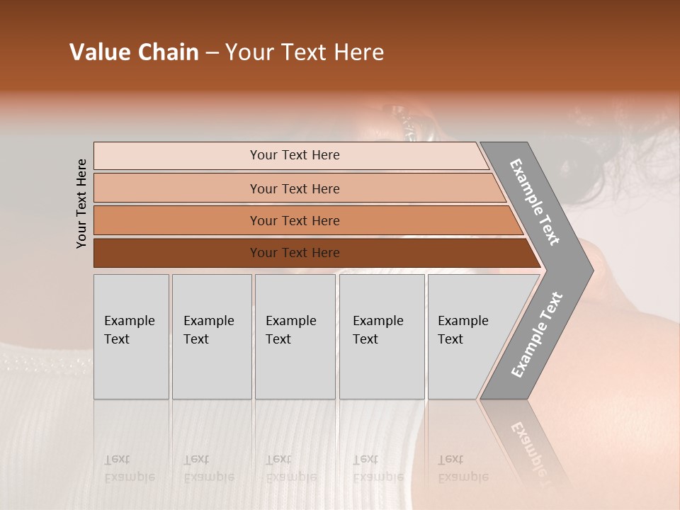 A Woman With A Ring On Her Neck PowerPoint Template