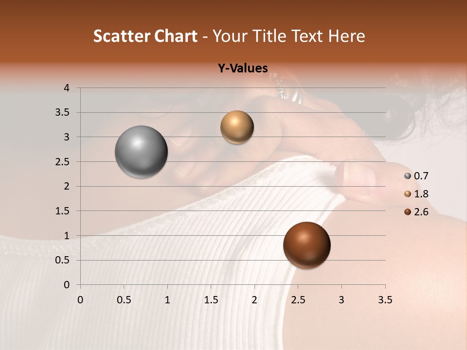 A Woman With A Ring On Her Neck PowerPoint Template