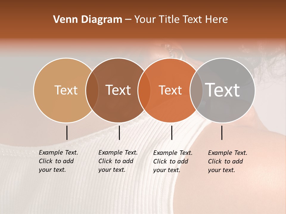 A Woman With A Ring On Her Neck PowerPoint Template