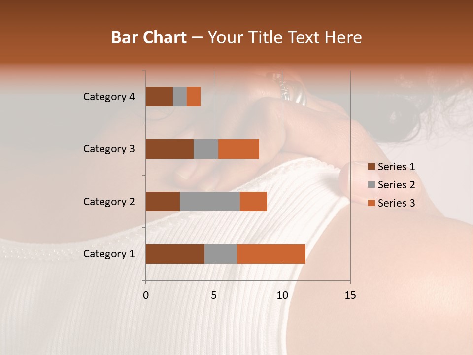 A Woman With A Ring On Her Neck PowerPoint Template
