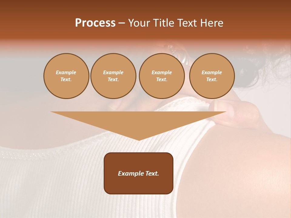 A Woman With A Ring On Her Neck PowerPoint Template