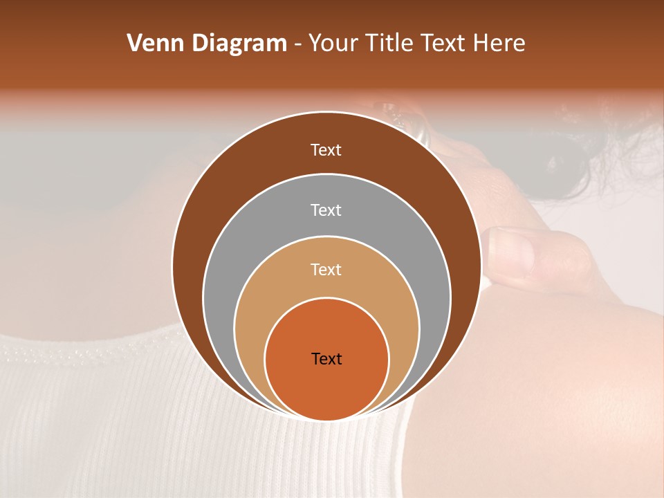 A Woman With A Ring On Her Neck PowerPoint Template