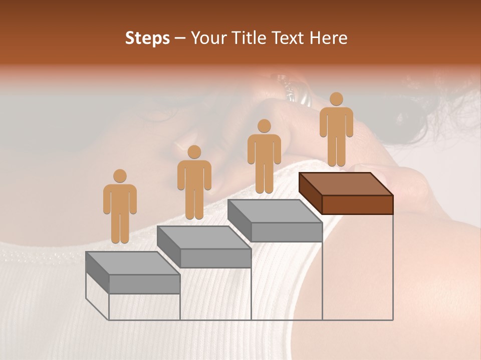 A Woman With A Ring On Her Neck PowerPoint Template