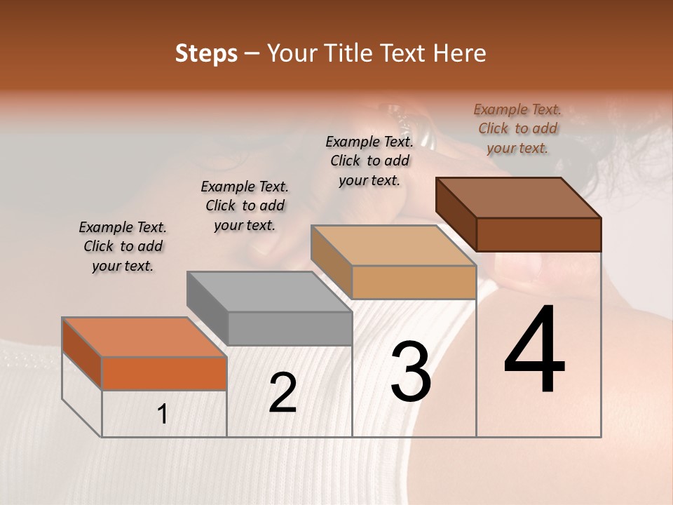 A Woman With A Ring On Her Neck PowerPoint Template