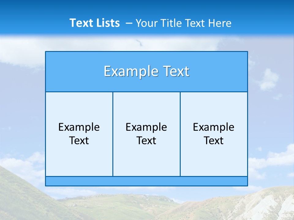 A Picture Of A Road With A Sky In The Background PowerPoint Template