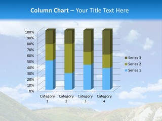 A Picture Of A Road With A Sky In The Background PowerPoint Template