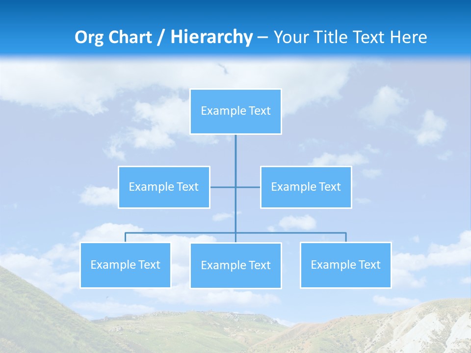A Picture Of A Road With A Sky In The Background PowerPoint Template