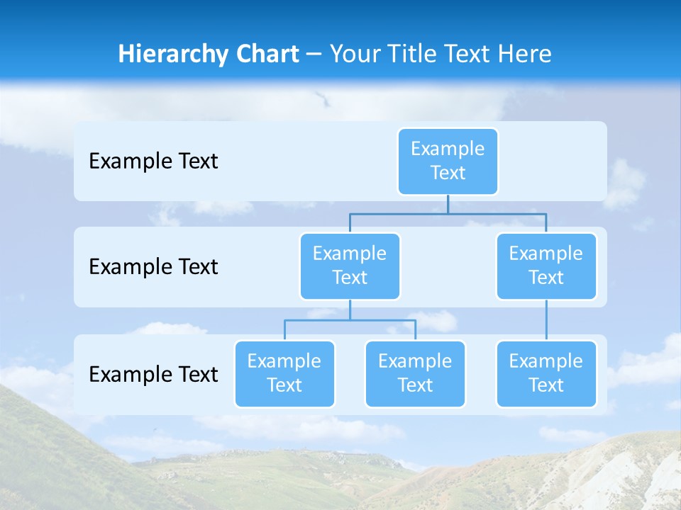 A Picture Of A Road With A Sky In The Background PowerPoint Template