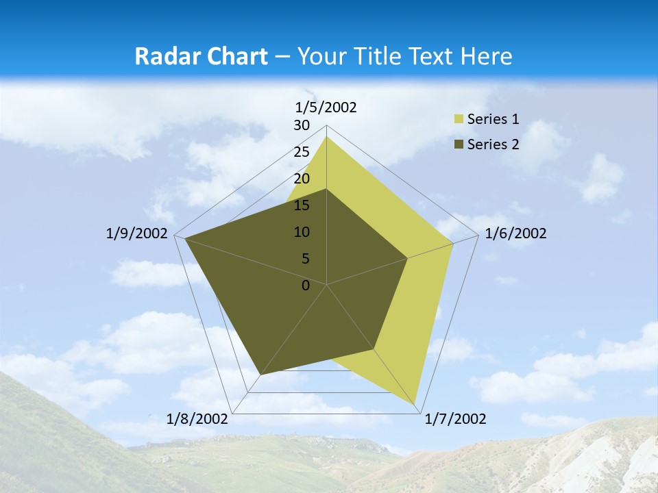 A Picture Of A Road With A Sky In The Background PowerPoint Template