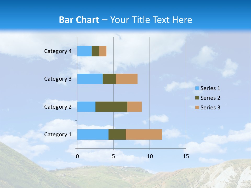 A Picture Of A Road With A Sky In The Background PowerPoint Template