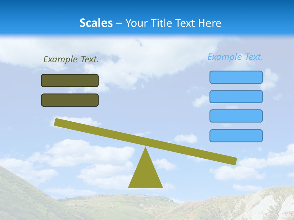 A Picture Of A Road With A Sky In The Background PowerPoint Template
