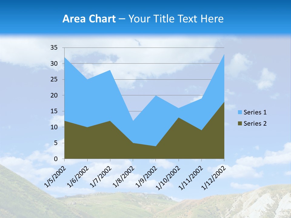 A Picture Of A Road With A Sky In The Background PowerPoint Template
