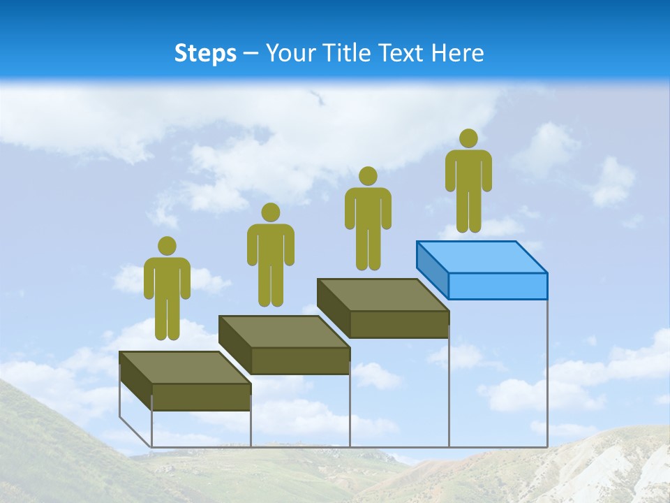 A Picture Of A Road With A Sky In The Background PowerPoint Template