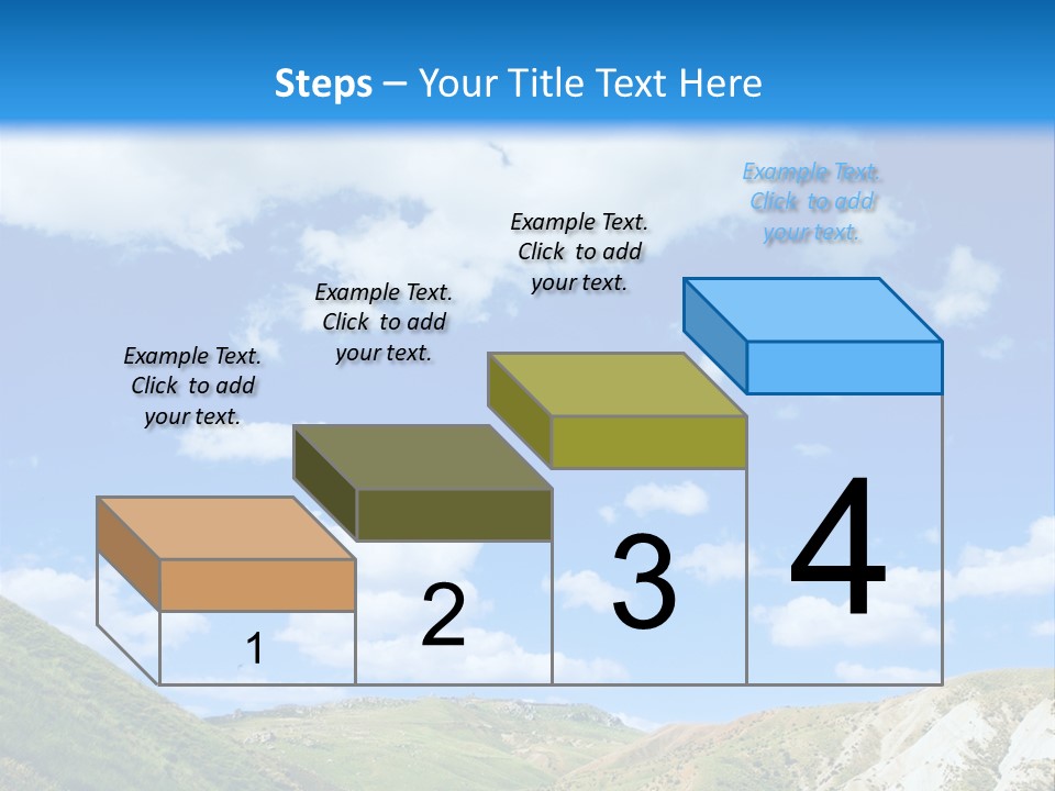 A Picture Of A Road With A Sky In The Background PowerPoint Template